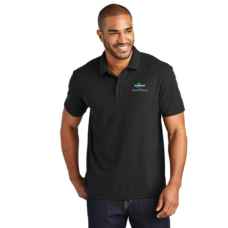 TeamWorld Port Authority C-FREE  Cotton Blend Pique Polo