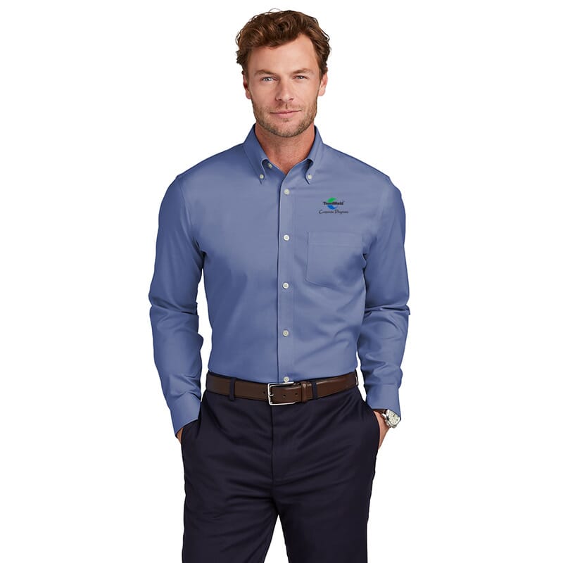 TeamWorld Brooks Brothers Wrinkle-Free Stretch Pinpoint Shirt