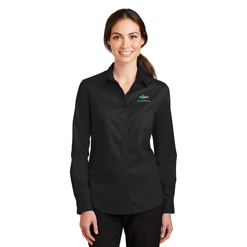 TeamWorld Port Authority Women's SuperPro Twill Shirt