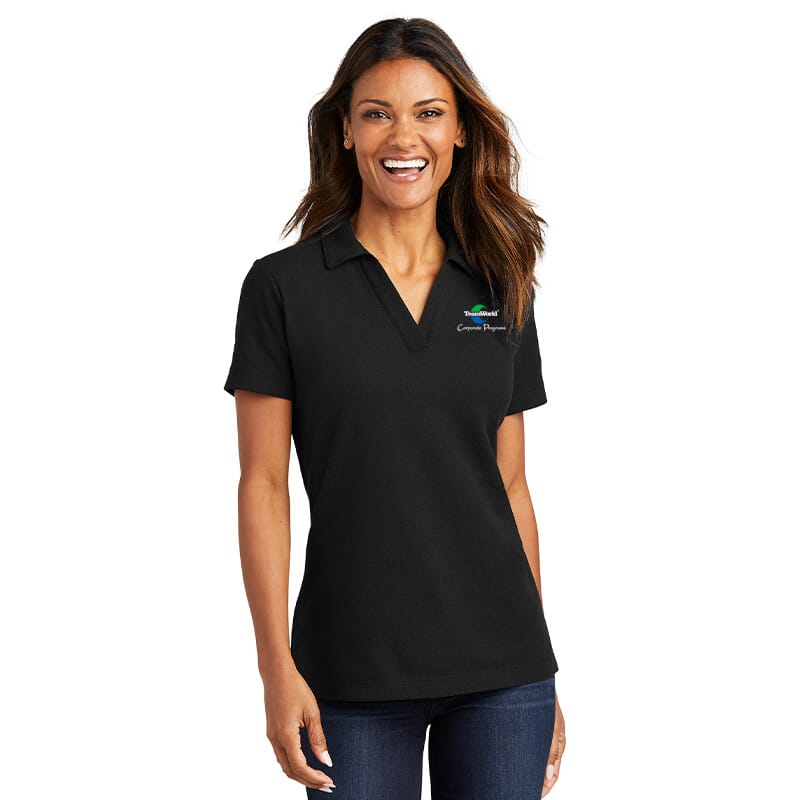 TeamWorld Port Authority Women's C-FREE Cotton Blend Pique Polo