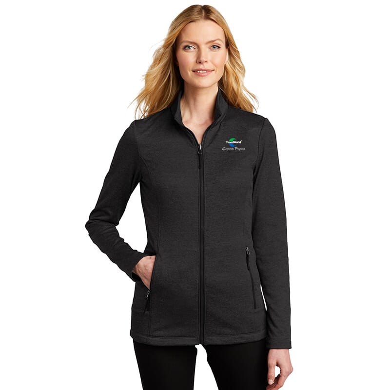 TeamWorld Port Authority Ladies Collective Striated Fleece Jacket