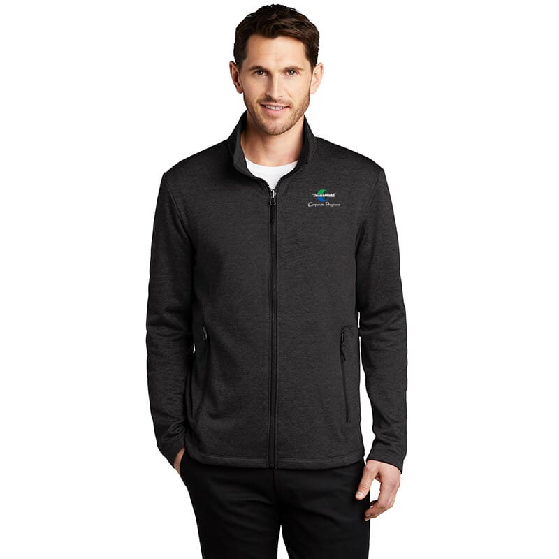 TeamWorld Port Authority Collective Striated Fleece Jacket