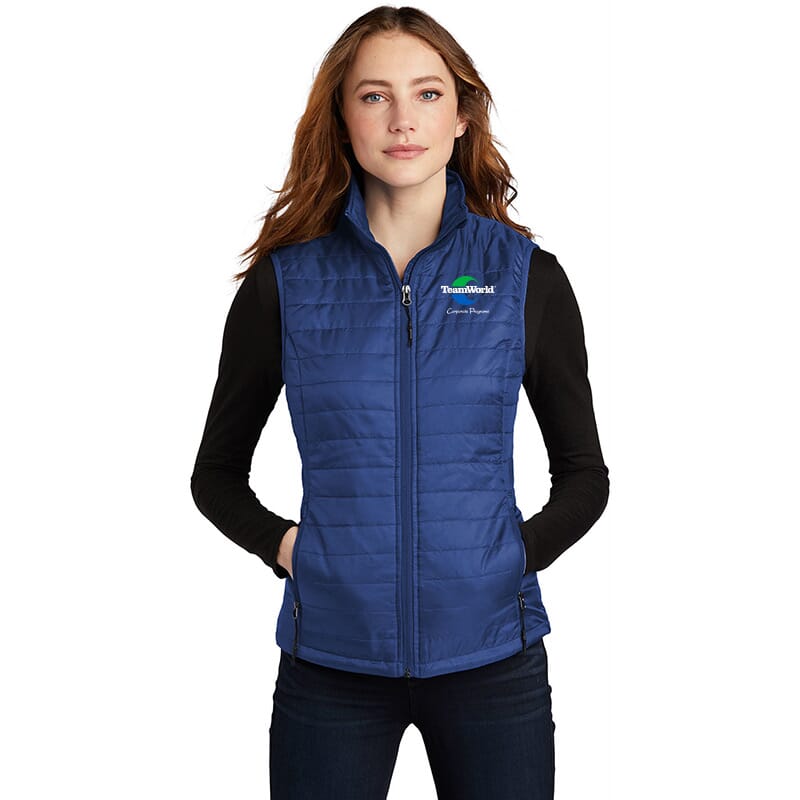 TeamWorld Port Authority Women's Packable Puffy Vest