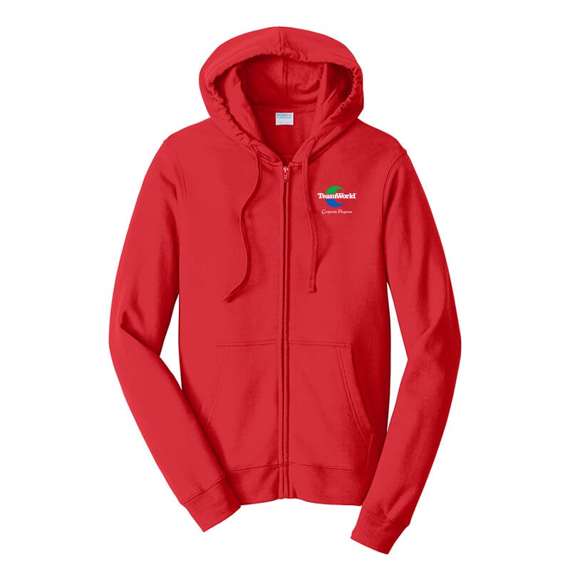 TeamWorld Port &amp; Company Fan Favorite Fleece Full-Zip Hooded Sweatshirt