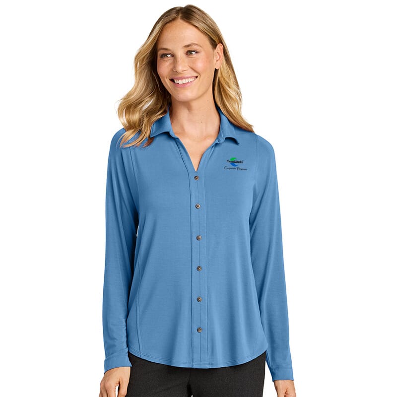 TeamWorld Port Authority Women’s Luxe Knit Button Tunic