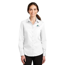 [101101655] TeamWorld Port Authority Women's SuperPro Twill Shirt